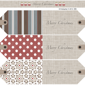 Vintage Christmas Gift Tags