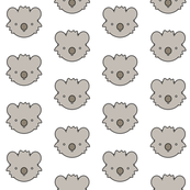 Koala Bear Face