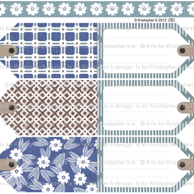 Mini Print Gift Tags