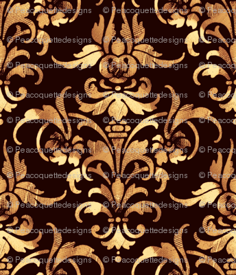 Parquet Damask ~ Dark