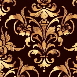 Parquet Damask ~ Dark