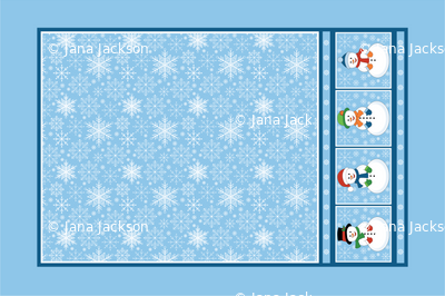 Let it Snow Tea Towel