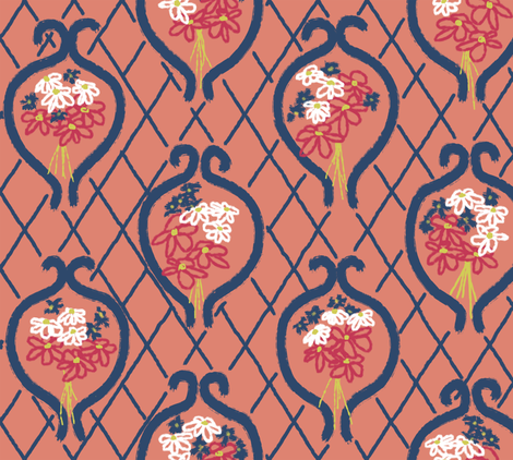 fleur_rouge fabric by pavlova_is on Spoonflower - custom fabric