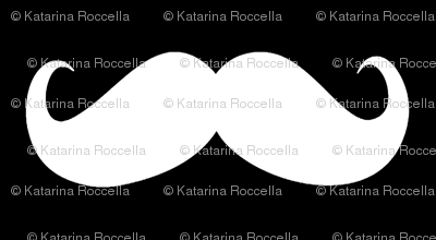 mustache bigger black