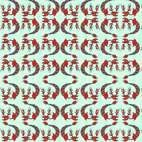 blue deer fabric by emanuelletomato on Spoonflower - custom fabric
