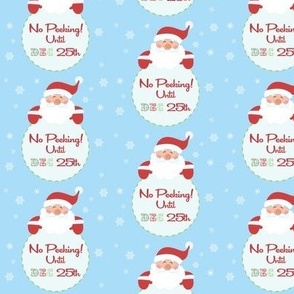 No peeking Until Dec 25th Wrapping paper
