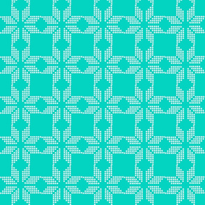 snowflake aqua