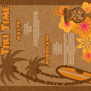 Tiki Towel - coconut