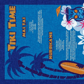 Tiki Towel - lagoon