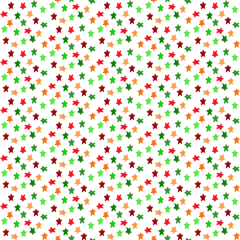 Christmas stars (small) fabric by greennote on Spoonflower - custom fabric