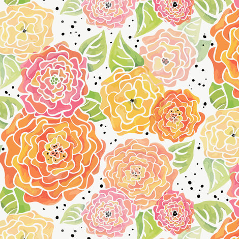 Sunny fabric by kari_d on Spoonflower - custom fabric