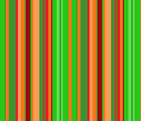 Christmas stripes fabric by greennote on Spoonflower - custom fabric