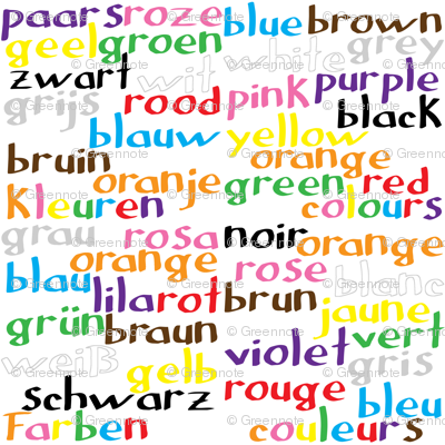 Colour words