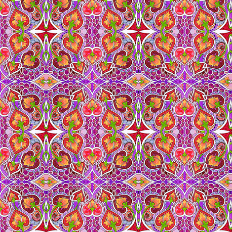 Valentine Gardening fabric by edsel2084 on Spoonflower - custom fabric