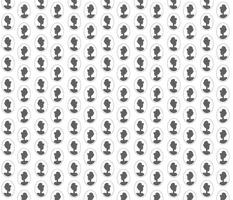 Madge of truth - grey fabric by crowlands on Spoonflower - custom fabric