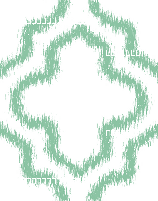 Ikat Moroccan in Mint