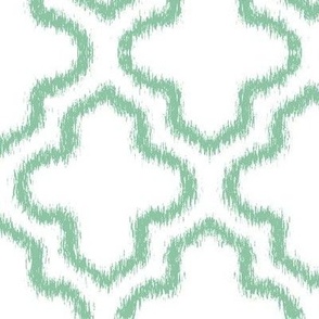 Ikat Moroccan in Mint