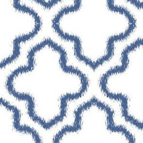 Ikat Moroccan in Indigo Blue