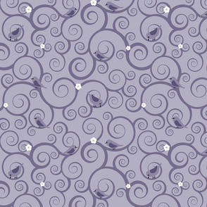 Baby Bird Swirls
