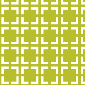 Moroccan Solid Square in Chartreuse