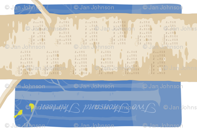 Tea Towel 2013: In the Grove - linen