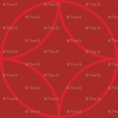Graphic Circles Red - Large