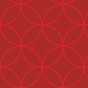 Graphic Circles Red - Large