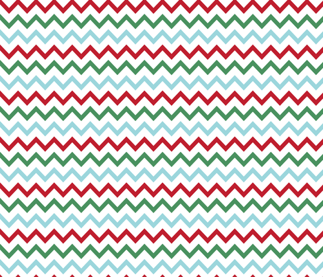 MT Xmas Multi Chevron fabric by misstiina on Spoonflower - custom fabric