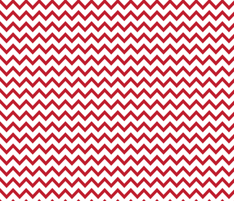 MT Xmas Chevron Red fabric by misstiina on Spoonflower - custom fabric