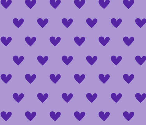 Sofie hearts fabric by studioformo on Spoonflower - custom fabric