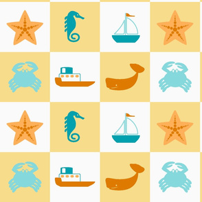 Sea Baby Blocks Beach - Large