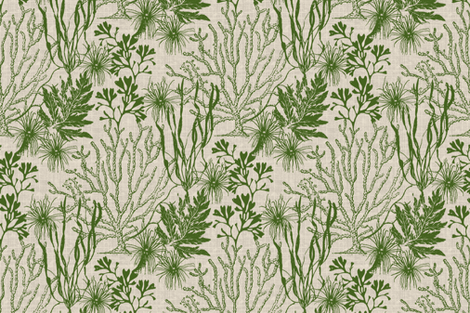 Poseidon Kelp fabric by littlerhodydesign on Spoonflower - custom fabric
