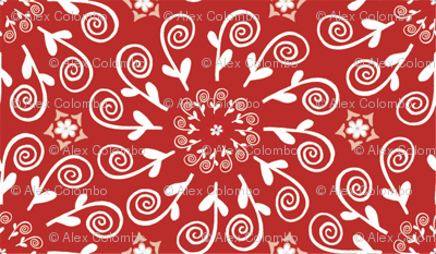 Magic Swirls, Red | alexcolombo.com