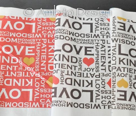 Love is Everything - with Red Hearts