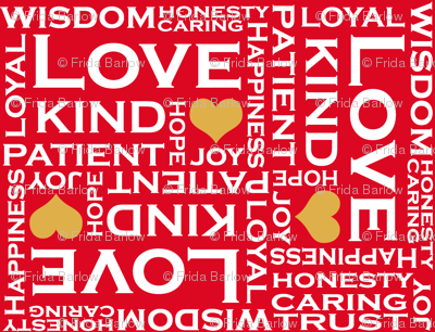 Love is Everything - Red and White