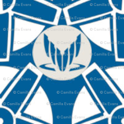 Mass Effect Citadel/Spectre pattern Blue