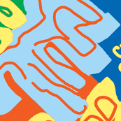 Surfin' Menton in the Summer - Matisse-like Medallions