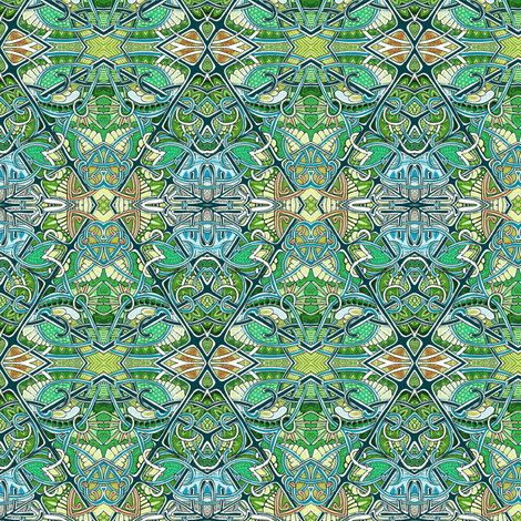 Deco Forest fabric by edsel2084 on Spoonflower - custom fabric