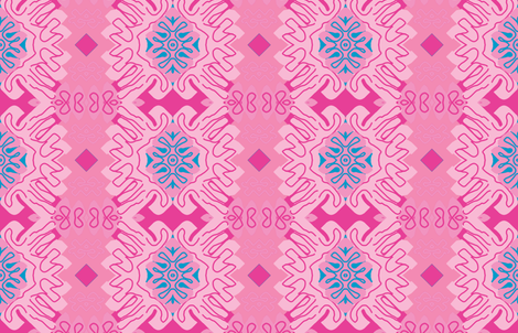 Barbie in Menton - Matisse-like Medallions fabric by susaninparis on Spoonflower - custom fabric
