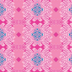 Barbie in Menton - Matisse-like Medallions