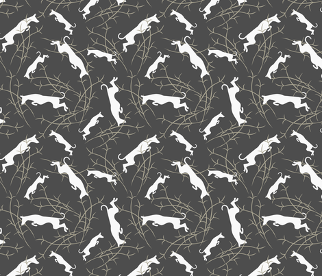 Ibizan Hounds fabric by lobitos on Spoonflower - custom fabric