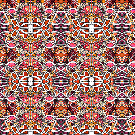 Valentine Garden fabric by edsel2084 on Spoonflower - custom fabric