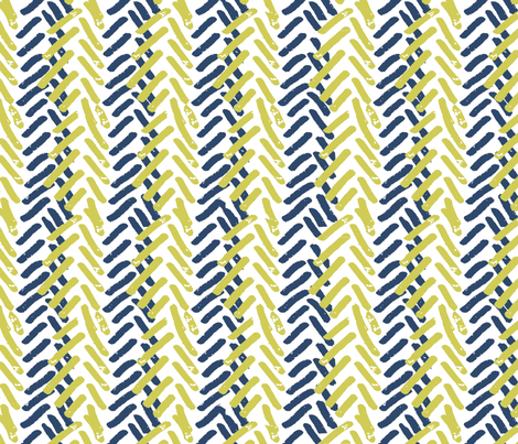 matisse inspired fish bone fabric by katarina on Spoonflower - custom fabric