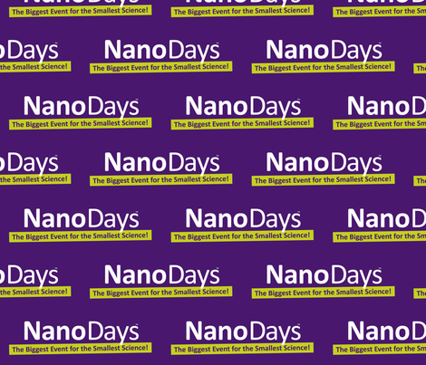 NanoDays logo fabric by nise_network on Spoonflower - custom fabric