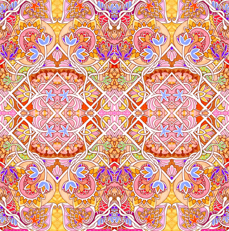 At the Raja's Request fabric by edsel2084 on Spoonflower - custom fabric