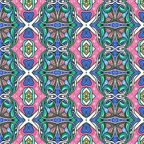 Nouveau Spring vertical stripe