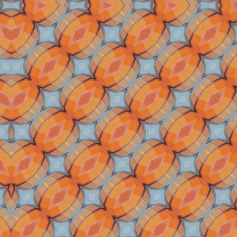 Peaches fabric by de_boeck_fabrics on Spoonflower - custom fabric