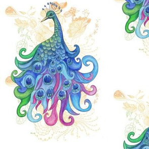 Peaceful Peacock