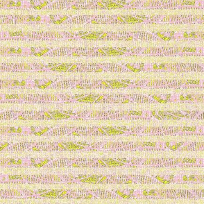 Garden Textures - Pink Lace Stripe, yellow, lavender. Wedding