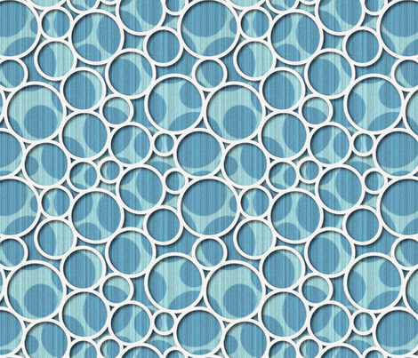 blue spots with white circles